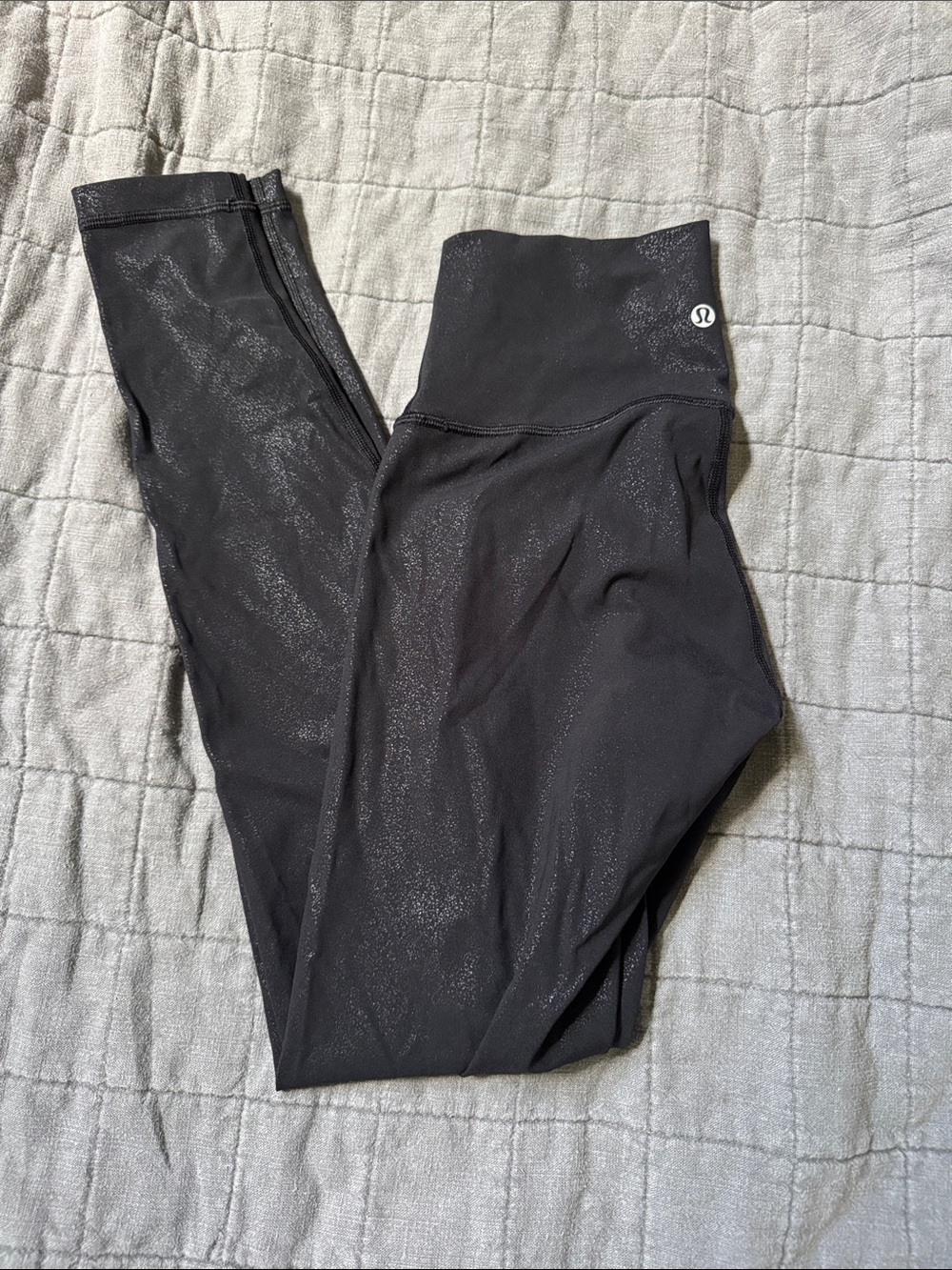 lululemon athletica Black Shimmer High-Waist Leggings